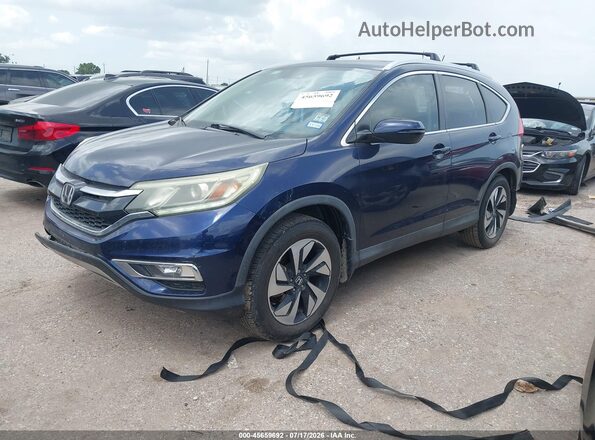 5J6RM3H94GL000103 2016 HONDA CR-V Blue Vista tres cuartos delantera izquierda