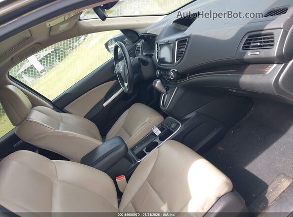 5J6RM3H94GL002854 2016 HONDA CR-V Серый Вид салона спереди