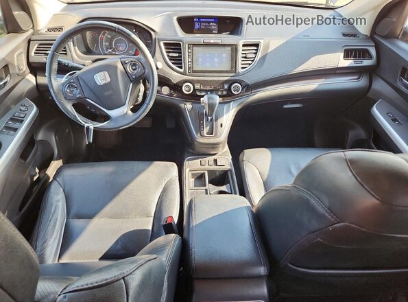 5J6RM3H94GL012168 2016 HONDA CR-V Black Առջևի վահանակի տեսք