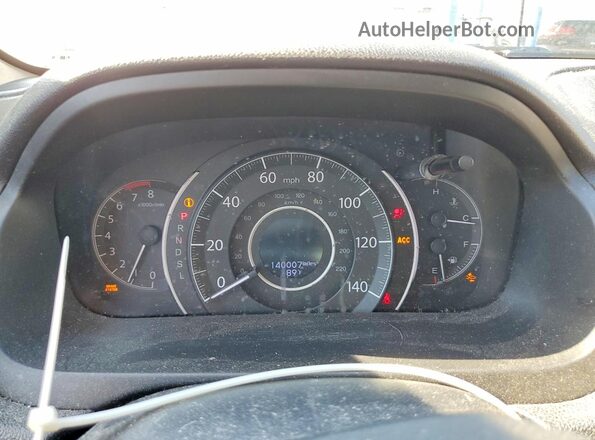 5J6RM3H94GL016107 2016 HONDA CR-V White ხელსაწყოთა პანელის ხედი