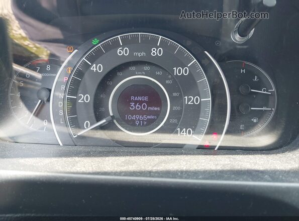 5J6RM3H94GL018018 2016 HONDA CR-V Gray Rear seats view