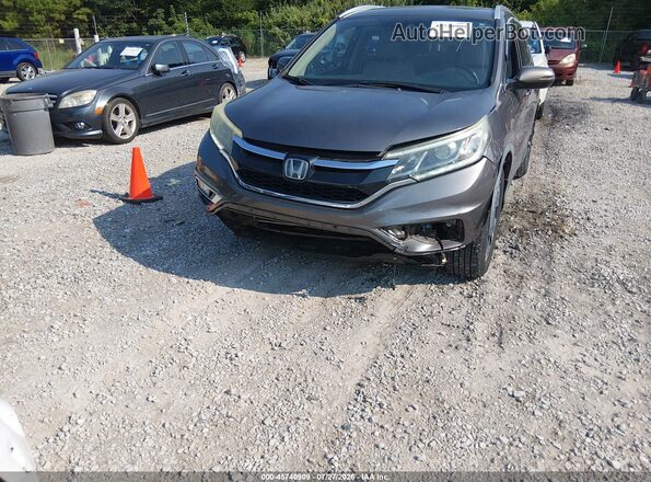 5J6RM3H94GL018018 2016 HONDA CR-V Gray Front view