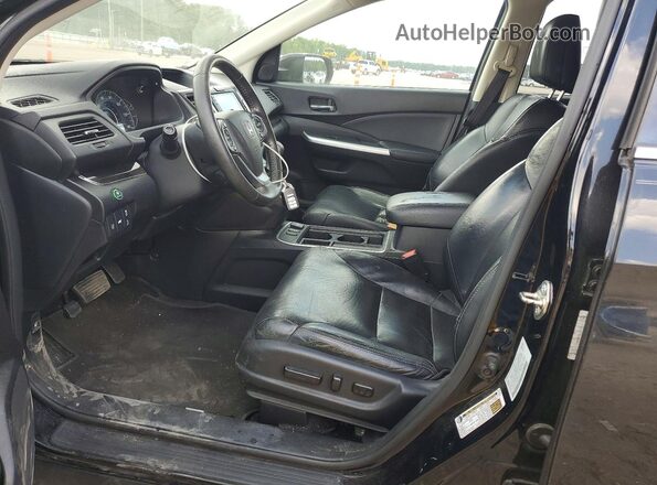 5J6RM3H96GL007912 2016 HONDA CR-V Черный Вид салона спереди