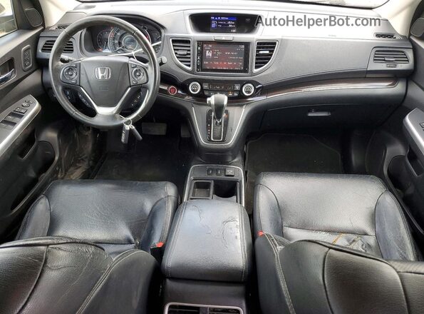 5J6RM3H96GL007912 2016 HONDA CR-V Черный Вид панели приборов