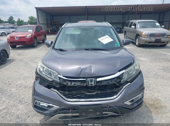 5J6RM3H96GL013774 2016 HONDA CR-V Gray წინა ხედი