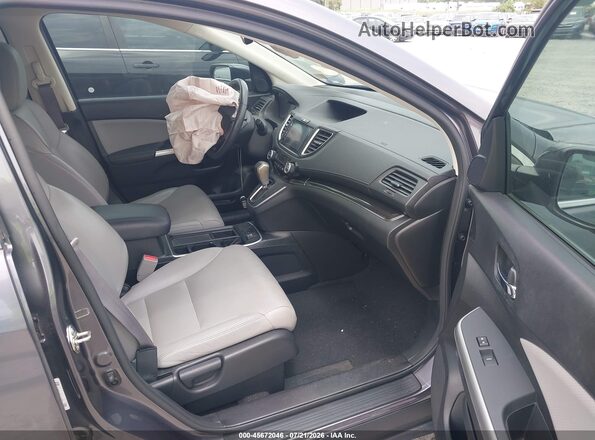 5J6RM3H96GL013774 2016 HONDA CR-V Gray წინა სალონის ხედი