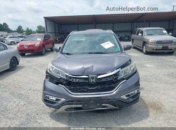 5J6RM3H96GL013774 2016 HONDA CR-V Gray ხელსაწყოთა პანელის ხედი