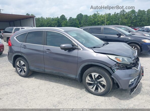 5J6RM3H96GL013774 2016 HONDA CR-V Gray უკანა სალონის ხედი