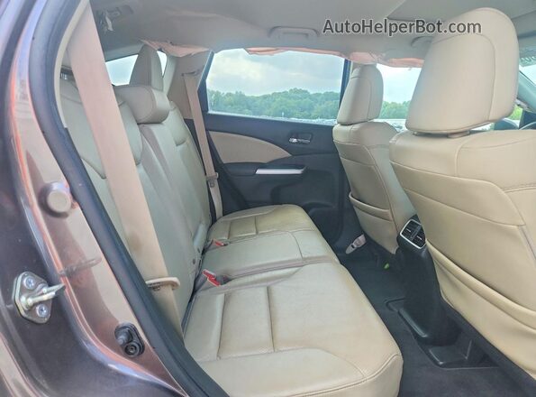 5J6RM3H9XGL016810 2016 HONDA CR-V Gray უკანა სალონის ხედი