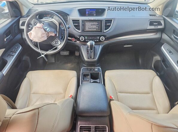 5J6RM3H9XGL016810 2016 HONDA CR-V Gray წინა პანელის ხედი