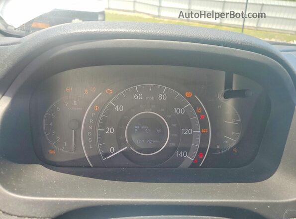 5J6RM3H9XGL016810 2016 HONDA CR-V Gray ხელსაწყოთა პანელის ხედი