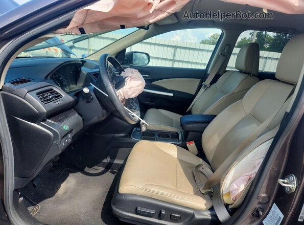 5J6RM3H9XGL016810 2016 HONDA CR-V Gray წინა სალონის ხედი