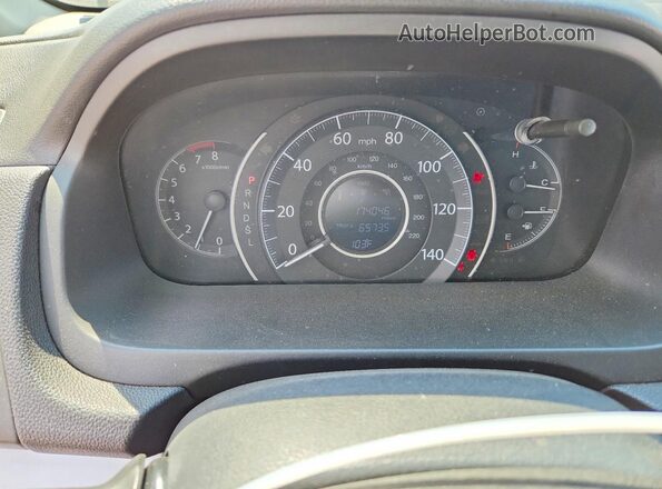 5J6RM4H30GL079190 2016 HONDA CR-V Silver Instrument cluster view