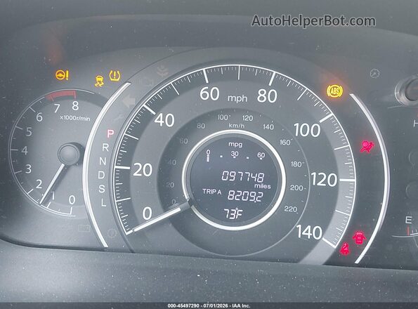 5J6RM4H31GL039829 2016 HONDA CR-V White Вид задніх сидінь