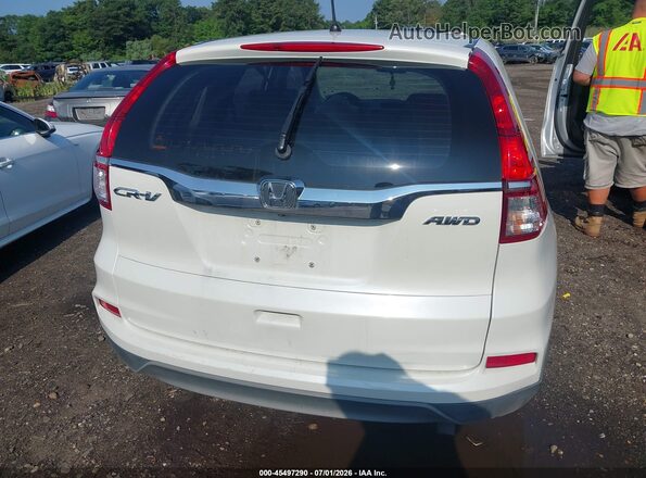 5J6RM4H31GL039829 2016 HONDA CR-V White 