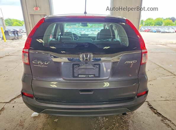 5J6RM4H31GL075746 2016 HONDA CR-V Gray Widok z tyłu