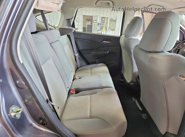 5J6RM4H31GL075746 2016 HONDA CR-V Gray Widok wnętrza z tyłu
