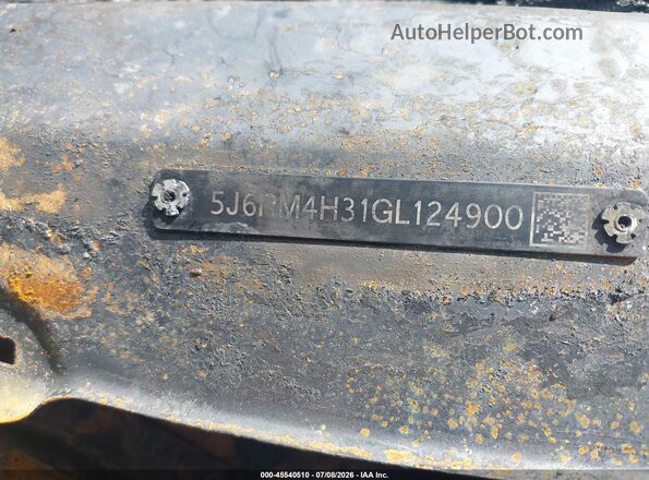 5J6RM4H31GL124900 2016 HONDA CR-V Gray Շարժիչի բաժամունքի տեսք