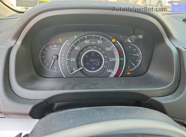 5J6RM4H33GL039847 2016 HONDA CR-V White ხელსაწყოთა პანელის ხედი
