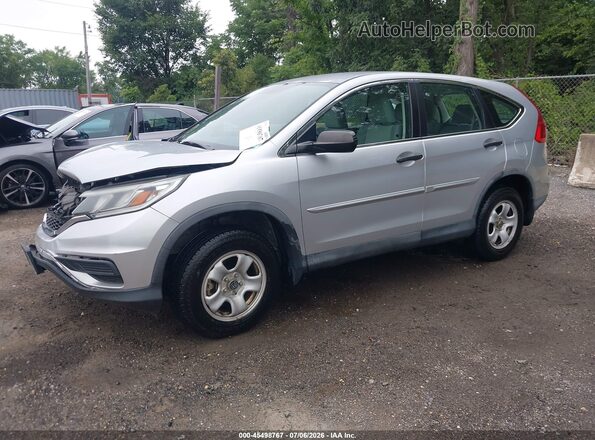 5J6RM4H34GL133431 2016 HONDA CR-V Silver წინა მარცხენა ხედი სამი მეოთხედიდან