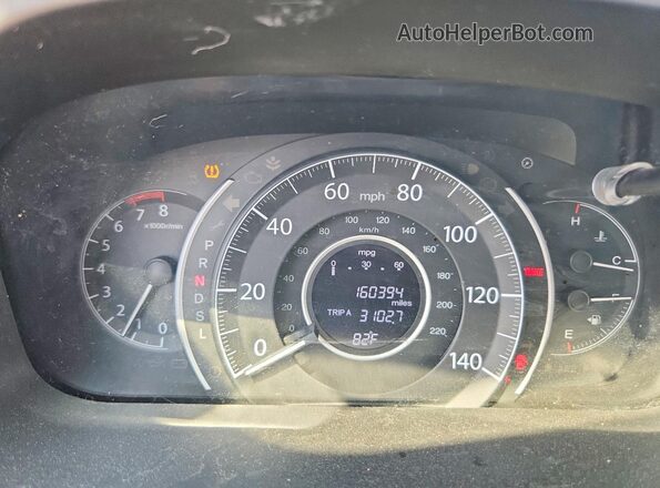 5J6RM4H35GL003058 2016 HONDA CR-V Black Widok zestawu wskaźników