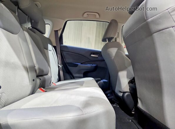 5J6RM4H35GL117643 2016 HONDA CR-V Gray Widok wnętrza z tyłu