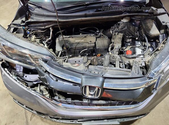 5J6RM4H35GL117643 2016 HONDA CR-V Gray Widok komory silnika