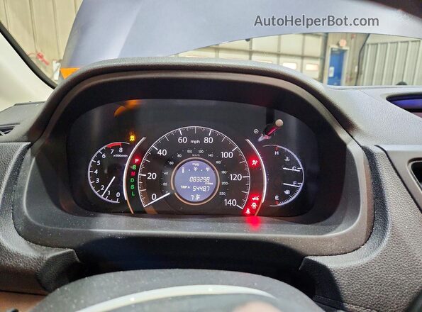 5J6RM4H35GL117643 2016 HONDA CR-V Gray Widok zestawu wskaźników