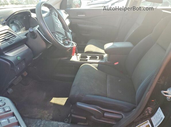 5J6RM4H35GL127881 2016 HONDA CR-V Black Вид салону спереду