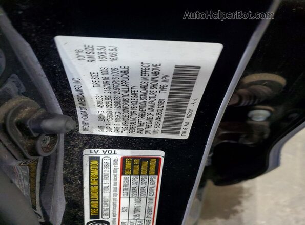 5J6RM4H35GL127881 2016 HONDA CR-V Black Вид наклейки з VIN-кодом