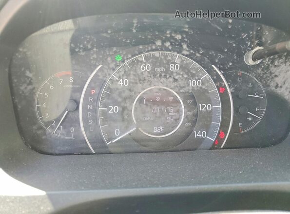 5J6RM4H35GL140940 2016 HONDA CR-V Gray Instrument cluster view