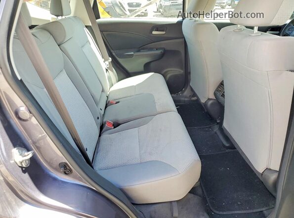 5J6RM4H35GL140940 2016 HONDA CR-V Gray Rear seats view