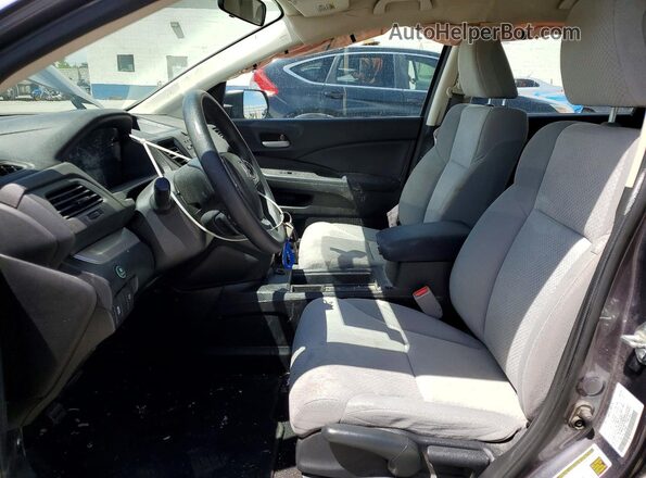 5J6RM4H35GL140940 2016 HONDA CR-V Gray Front interior view