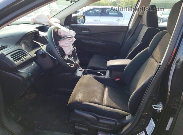 5J6RM4H36GL003022 2016 HONDA CR-V Black წინა სალონის ხედი