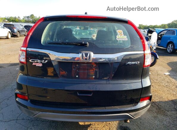 5J6RM4H36GL003022 2016 HONDA CR-V Black უკანა ხედი