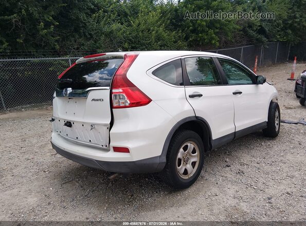 5J6RM4H36GL004199 2016 HONDA CR-V White უკანა მარჯვენა