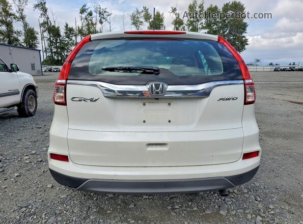5J6RM4H38GL005113 2016 HONDA CR-V White Widok z tyłu