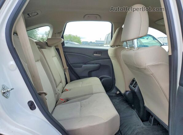 5J6RM4H38GL005113 2016 HONDA CR-V White Widok wnętrza z tyłu