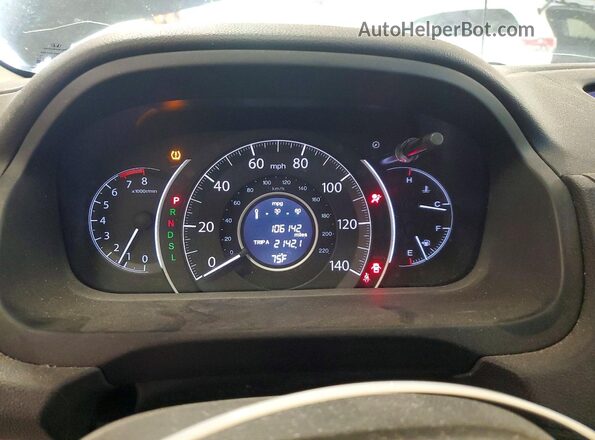 5J6RM4H3XGL061120 2016 HONDA CR-V Black Instrument cluster view