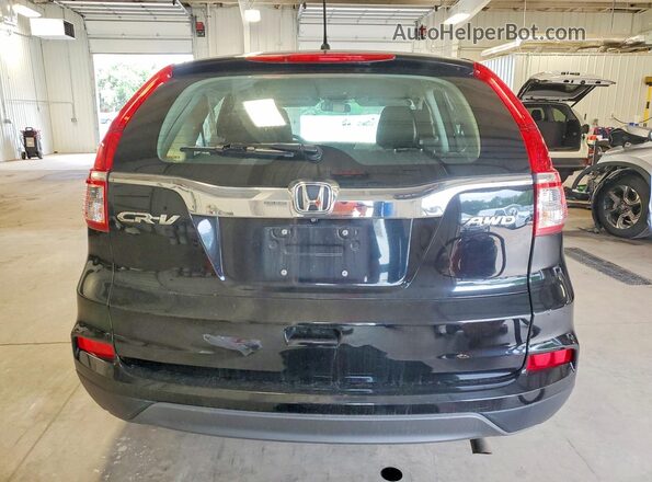 5J6RM4H3XGL061120 2016 HONDA CR-V Black Rear view