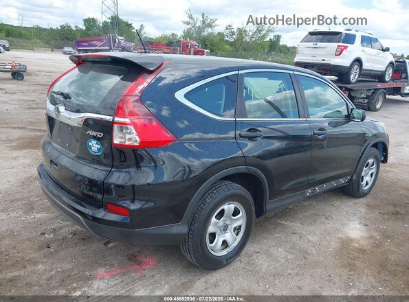 5J6RM4H3XGL085689 2016 HONDA CR-V Black Trasero derecho