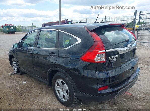 5J6RM4H3XGL085689 2016 HONDA CR-V Black Trasero izquierdo