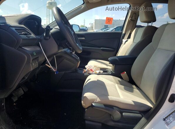 5J6RM4H40GL077240 2016 HONDA CR-V White წინა სალონის ხედი