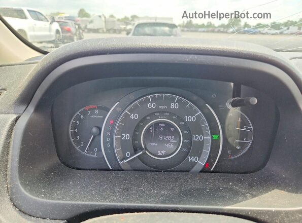 5J6RM4H42GL034082 2016 HONDA CR-V Blue Instrument cluster view