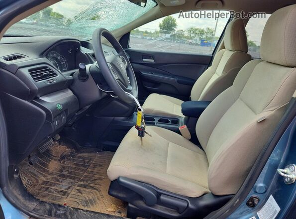 5J6RM4H42GL034082 2016 HONDA CR-V Blue Front interior view