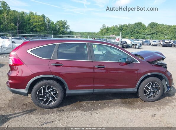 5J6RM4H42GL075103 2016 HONDA CR-V Burgundy Սալոնի հետևի տեսք