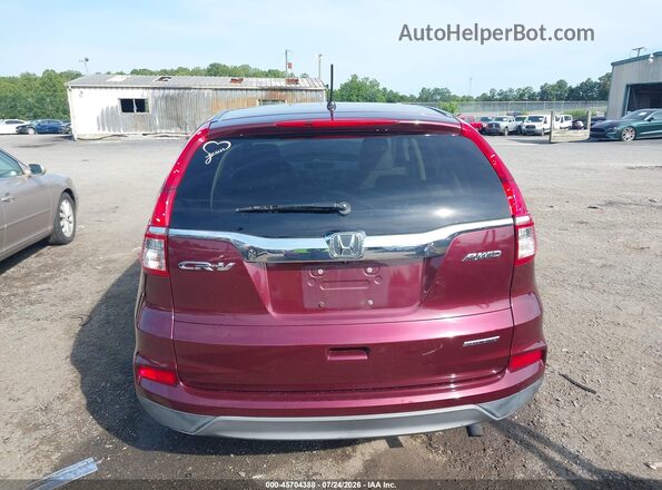 5J6RM4H42GL075103 2016 HONDA CR-V Burgundy 