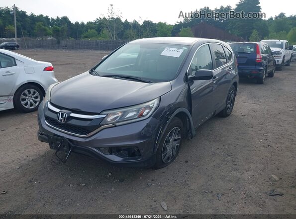 5J6RM4H42GL093083 2016 HONDA CR-V Gray Front view
