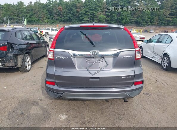 5J6RM4H42GL093083 2016 HONDA CR-V Gray 