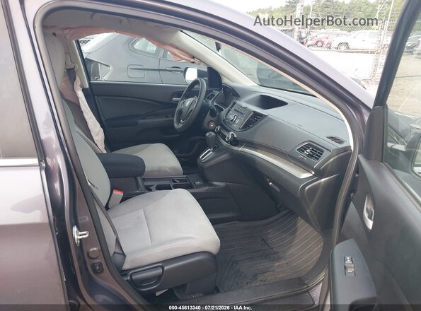 5J6RM4H42GL093083 2016 HONDA CR-V Gray Front interior view